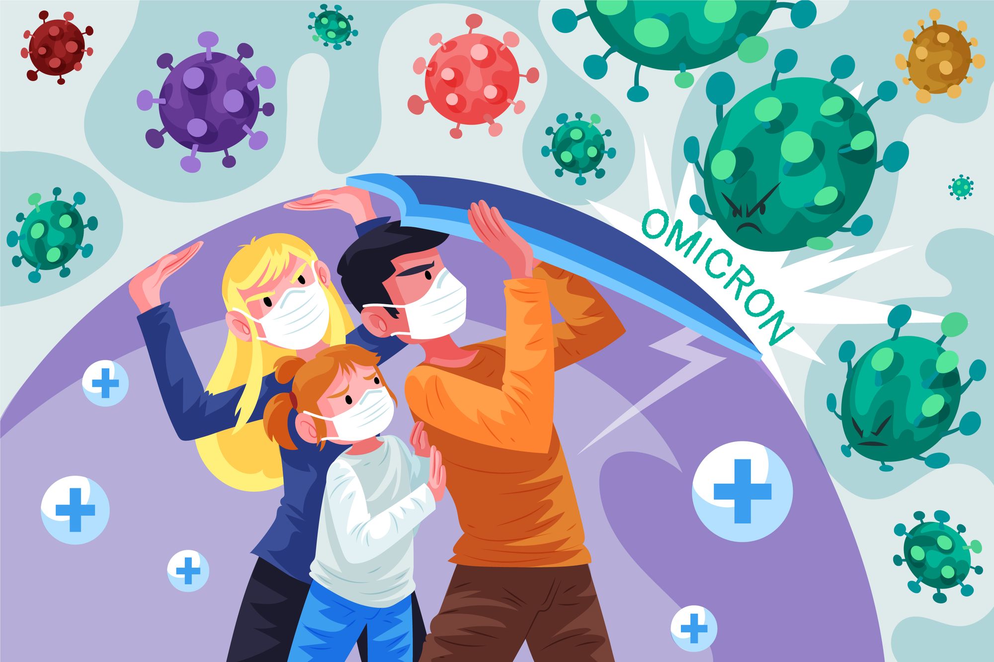 How is the Omicron virus affecting the education sector?